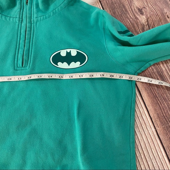 Batman Pastel Mint Green Pullover Sweatshirt - Picture 5 of 5